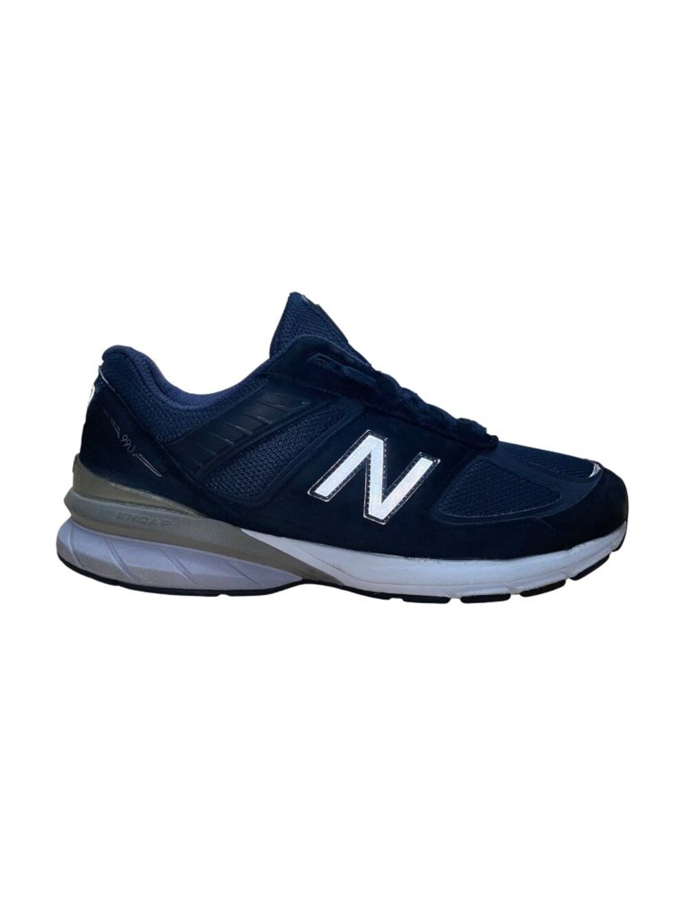 New Balance Men’s Navy Suede & Mesh 990v5 Running Course Shoes Size 11.5 4E Wide